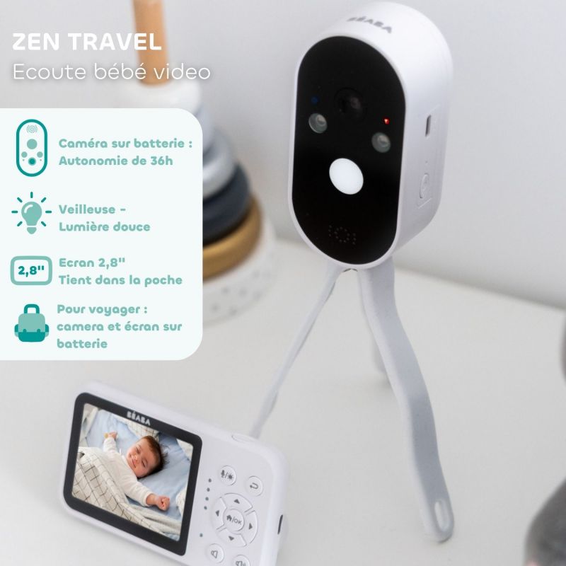 Ecoute bébé Zen Travel blanc Béaba Ambiance 7