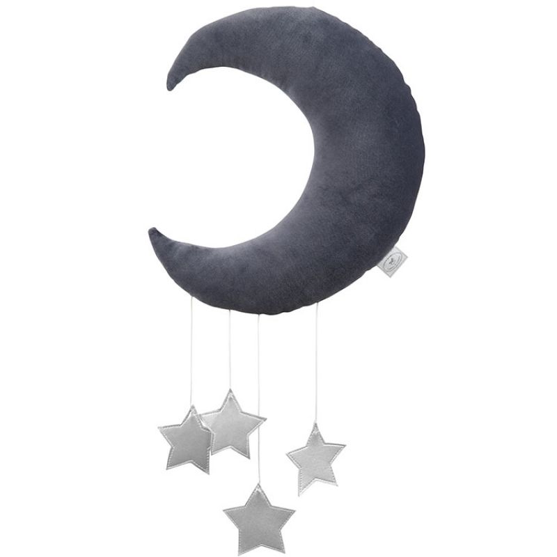 Mobile Lune gris graphite Cotton&Sweets