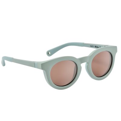 Lunettes de soleil Retro Happy Vert Sauge (2-4 ans)