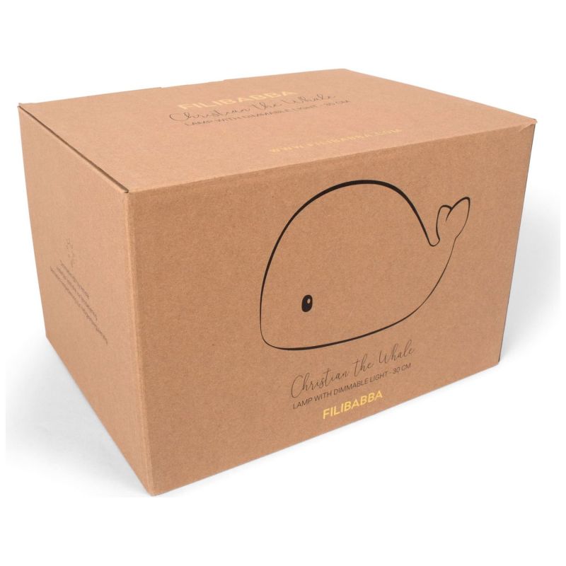Lampe LED de sol Christian la baleine (30 cm) Filibabba Packaging 4