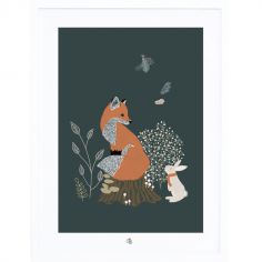 Affiche encadrée M.Fox renard (30 x 40 cm)
