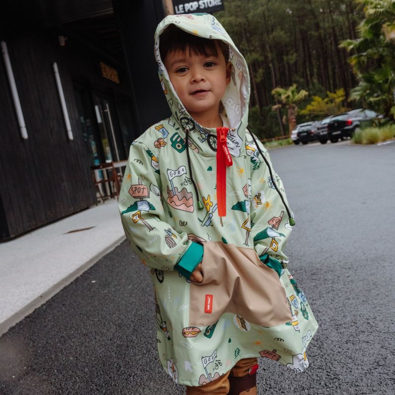 Poncho de pluie Mountain Ride (2-3 ans) Hello Hossy Ambiance 8