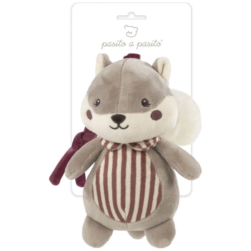 Peluche musicale Écureuil Cherry Rayé Pasito a pasito Packaging 4