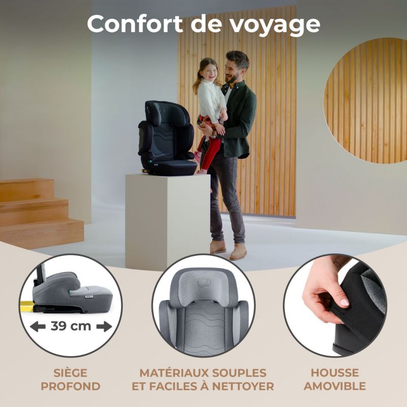 Siège auto Xpand 2 i-Size Rocket Grey (groupe 2-3) Kinderkraft Ambiance 8