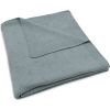 Couverture en tricot Cosy Knit Sea Green (100 x 150 cm) - Jollein