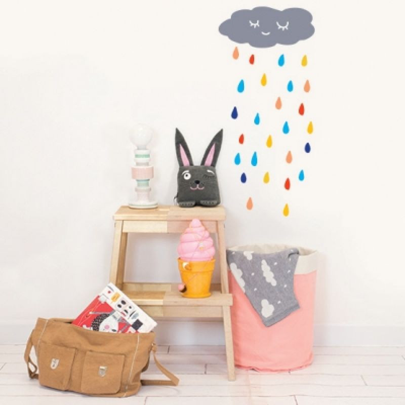 Stickers muraux Nuage de pluie Chispum