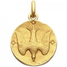 Médaille religieuse Saint Esprit  (or jaune 750°)  par Becker