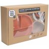 Coffret repas en silicone Terre de sienne-Sable (4 pièces) Trois Kilos Sept Packaging 6