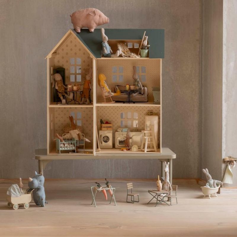 Maison miniature Dollhouse Lapins Maileg Ambiance 3