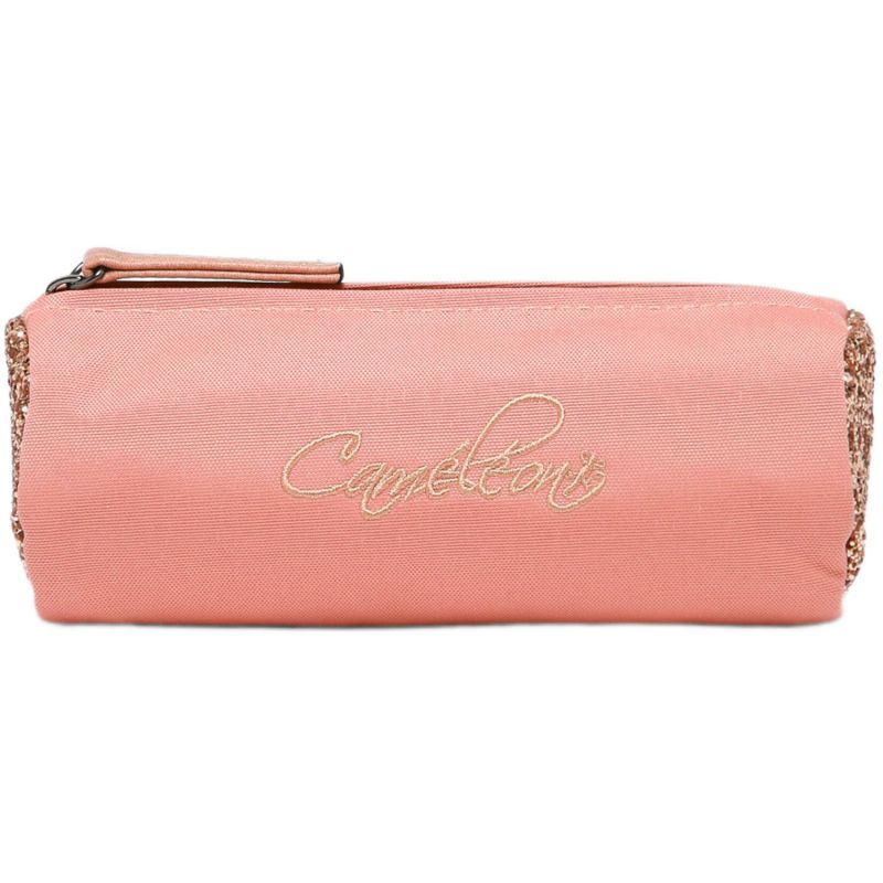 Trousse scolaire ronde Glossy Pink Caméléon Produit 1