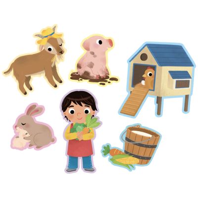 Ma pochette de 100 gommettes La ferme