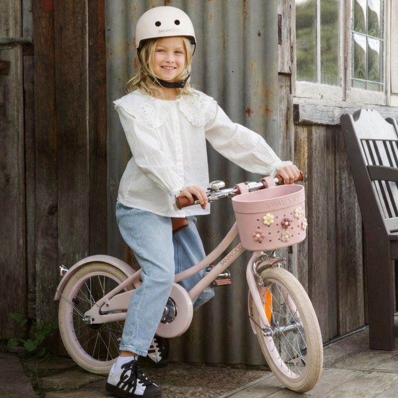 Panier de vélo à personnaliser Pin and Ride Dusty Rose Banwood Ambiance 6