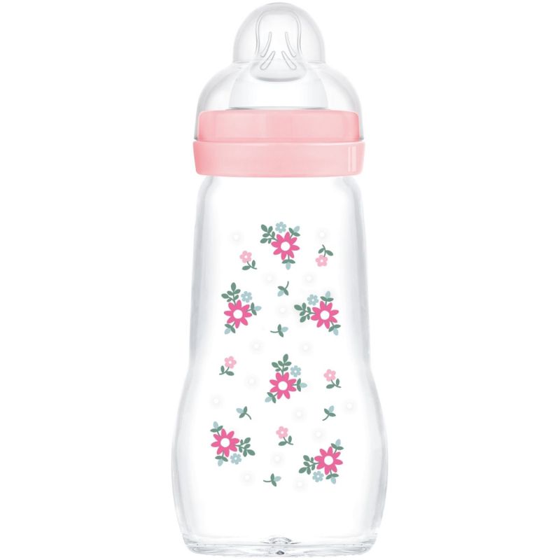 Biberon Verre 260 ml Blush - Tétine débit 2 MAM Produit 1