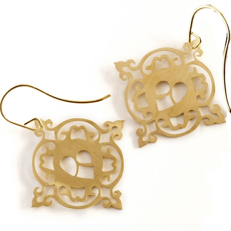 Boucles d'oreilles ajourées (argent 925° plaqué or jaune) BeA legami preziosi
