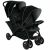 Variation Noir/gris du produit Poussette double Stadium Duo Black grey de la marque Graco