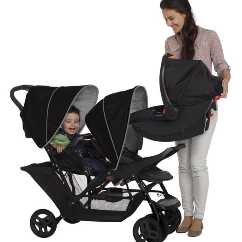 Poussette double Stadium Duo Black grey Graco Produit 5