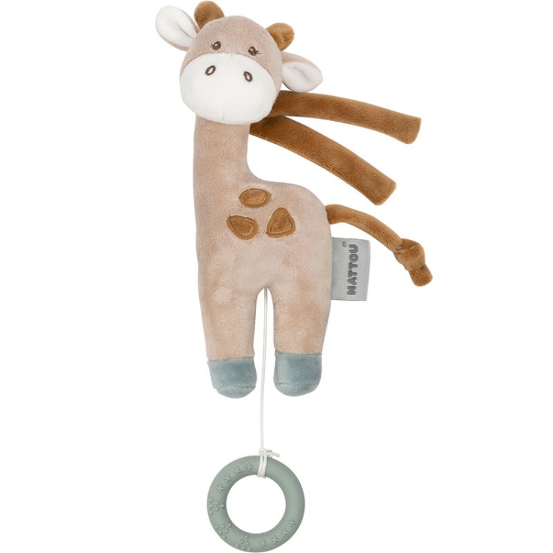 Peluche musicale à suspendre Luna & Axel girafe (23 cm) Nattou