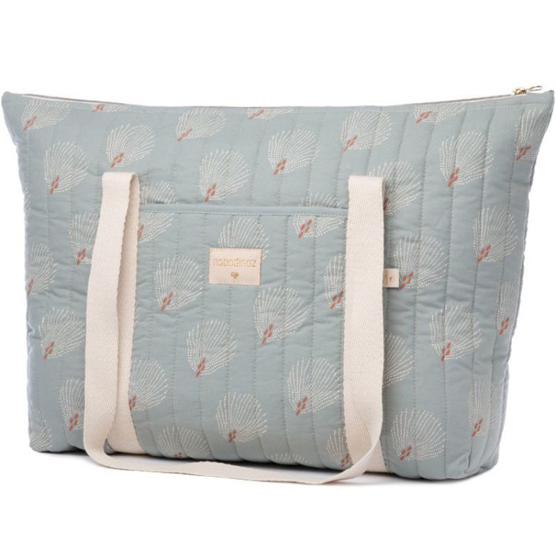 Sac à langer Paris White Gatsby Antique Green Nobodinoz