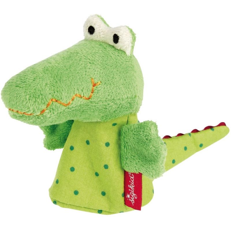 Marionnette à doigt crocodile My little Theatre (9,5 cm) Sigikid