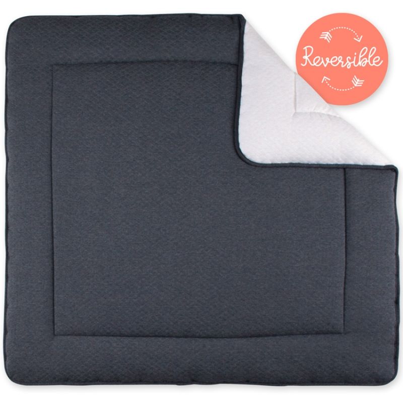 Tapis de parc réversible Kilty gris anthracite (100 x 100 cm) Bemini