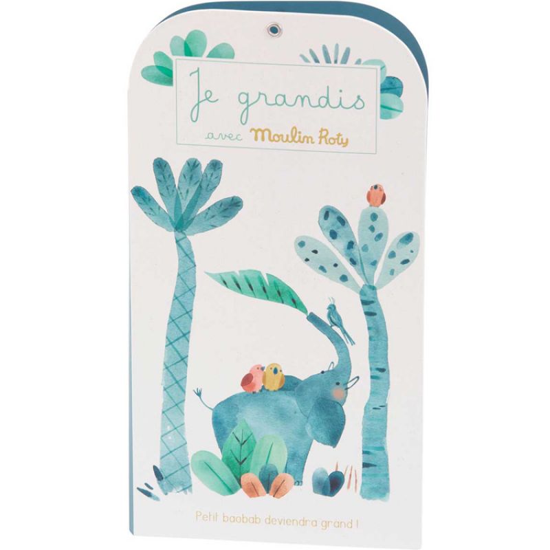 Toise carnet dépliable Sous mon Baobab (138 cm) Moulin Roty