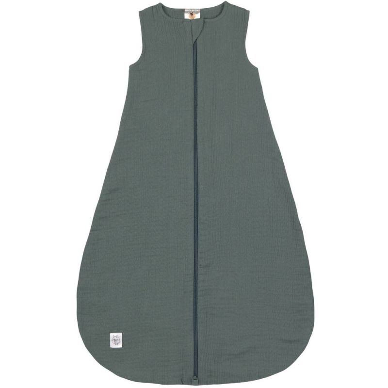 Gigoteuse légère en coton bio GOTS vert pétrole TOG 1 (60 cm) Lässig
