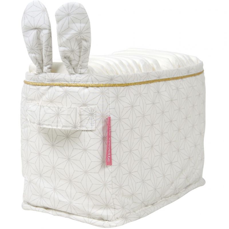 Panier de toilette Pompom le lapin (12 x 24 cm) Little Crevette