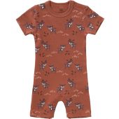 Pyjama léger en coton bio Deer amber brown (6-12 mois : 67 à 74 cm)