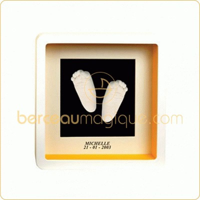 Cadre empreinte moulage ''Baby Art Print deluxe'' blanc Baby Art