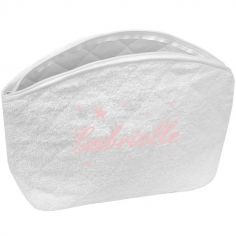 Trousse de toilette étoile rose (personnalisable)