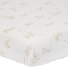Drap housse Baby Bunny (70 x 140-150 cm) - Little Dutch