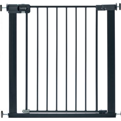 Barrière de sécurité easy close métal noir (Safety 1st) - Couverture