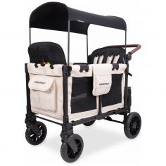 Chariot de transport enfant W4 Luxe Pro Sandy Beige (4 places) - Wonderfold