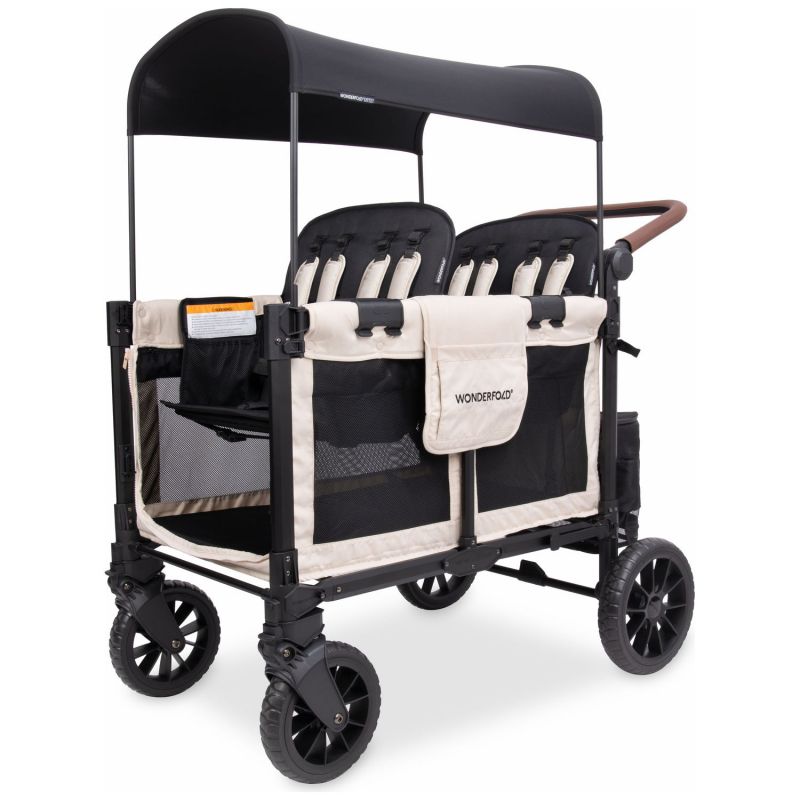 Chariot de transport enfant W4 Luxe Pro Sandy Beige (4 places) Wonderfold Produit 3