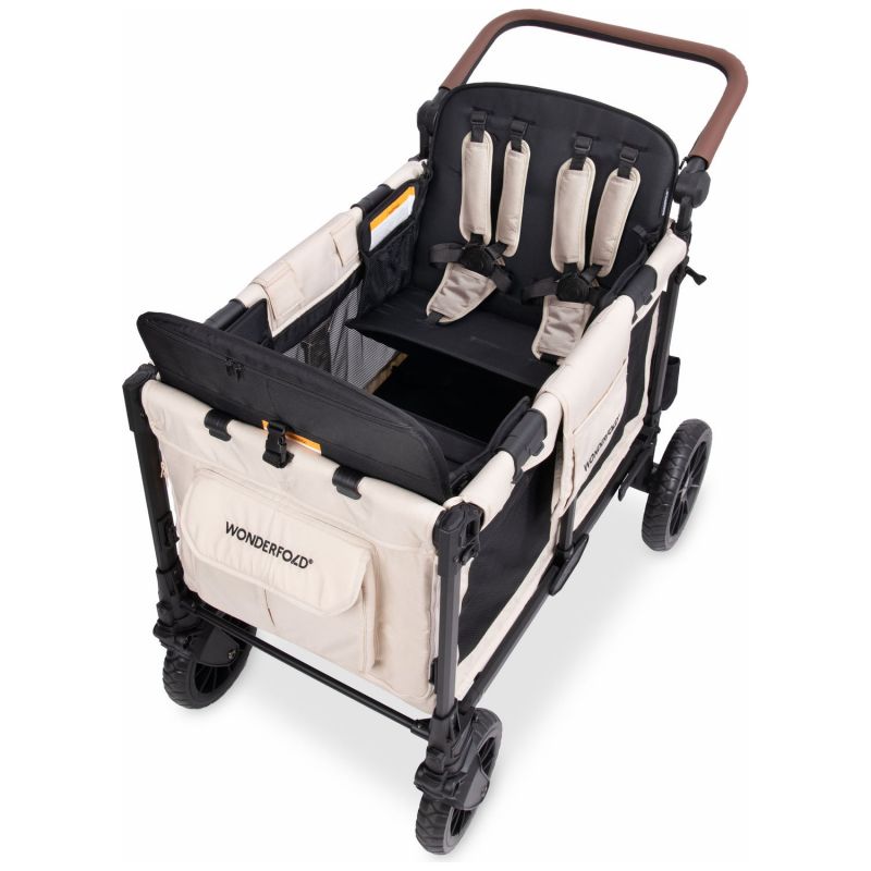 Chariot de transport enfant W4 Luxe Pro Sandy Beige (4 places) Wonderfold Produit 5