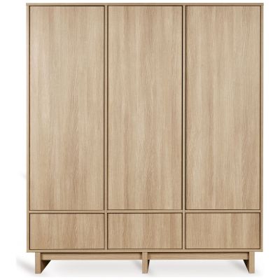 Armoire XL 3 portes Kyo Honey Ash Quax