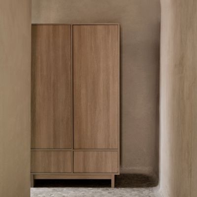 Armoire XL 3 portes Kyo Honey Ash