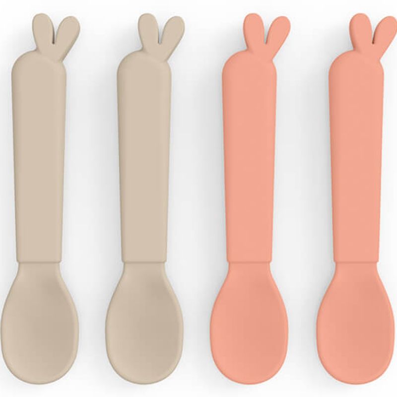Lot de 4 cuillères Kiddish Lalee Sable et corail Done by Deer
