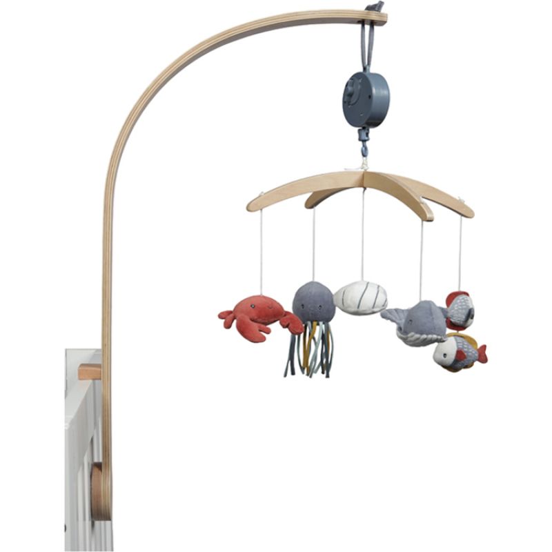 Mobile musical en bois Ocean blue Little Dutch