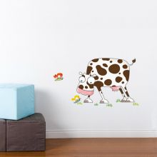 Stickers muraux Petite vache  par Série-Golo