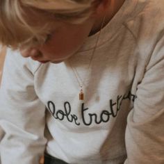 Collier Mon Petit Secret enfant personnalisable (plaqué or jaune)