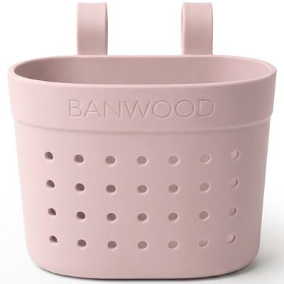 Panier de vélo à personnaliser Pin et Ride Rose poudré