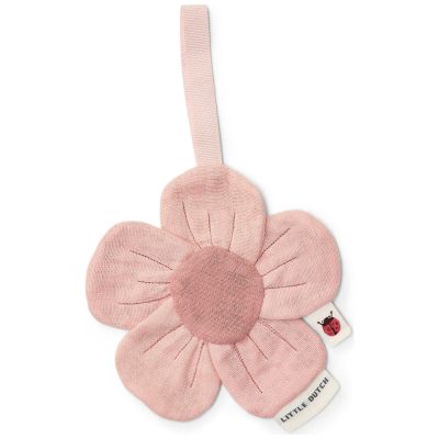 Doudou attache-tétine en gaze de coton Fleur Fairy Garden