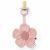 Variation Rose du produit Doudou attache-tétine en gaze de coton Fleur Fairy Garden de la marque Little Dutch
