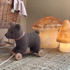 Lampe veilleuse champignon Chocolat