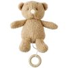 Peluche musicale Teddy Ours Caramel (22 cm) Nattou Ambiance 3