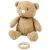 Variation Marron du produit Peluche musicale Teddy Ours Caramel (22 cm) de la marque Nattou