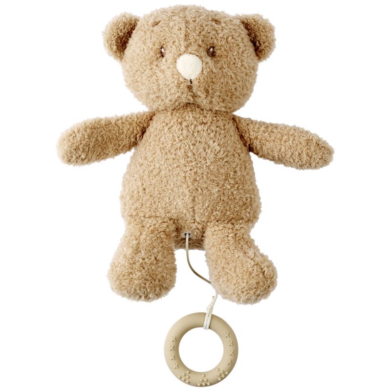 Peluche musicale Teddy Ours Caramel (22 cm) Nattou Ambiance 3