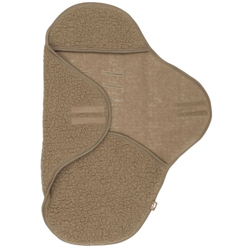 Couverture nomade Sherpa Merino Wool Dark Hazel Jollein Produit 3