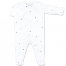 Pyjama léger cerise Jelly (3-6 mois : 50 cm)  par Bemini